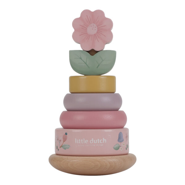 Rocking ring stacker wood - Fairy Garden FSC